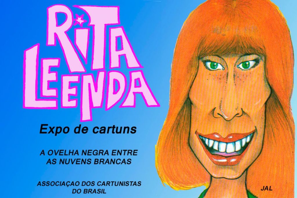 caricatura de rita lee