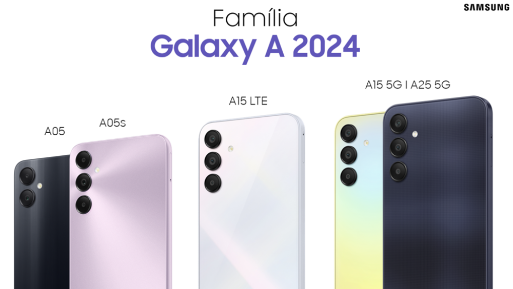  Novos smartphones da linha Galaxy A chegam no Brasil (Imagem: Divulgação/Samsung)