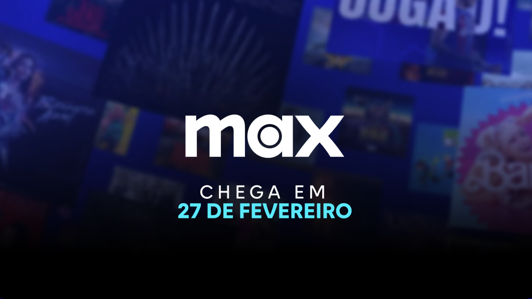 Logo do Max com a data de 27 de fevereiro